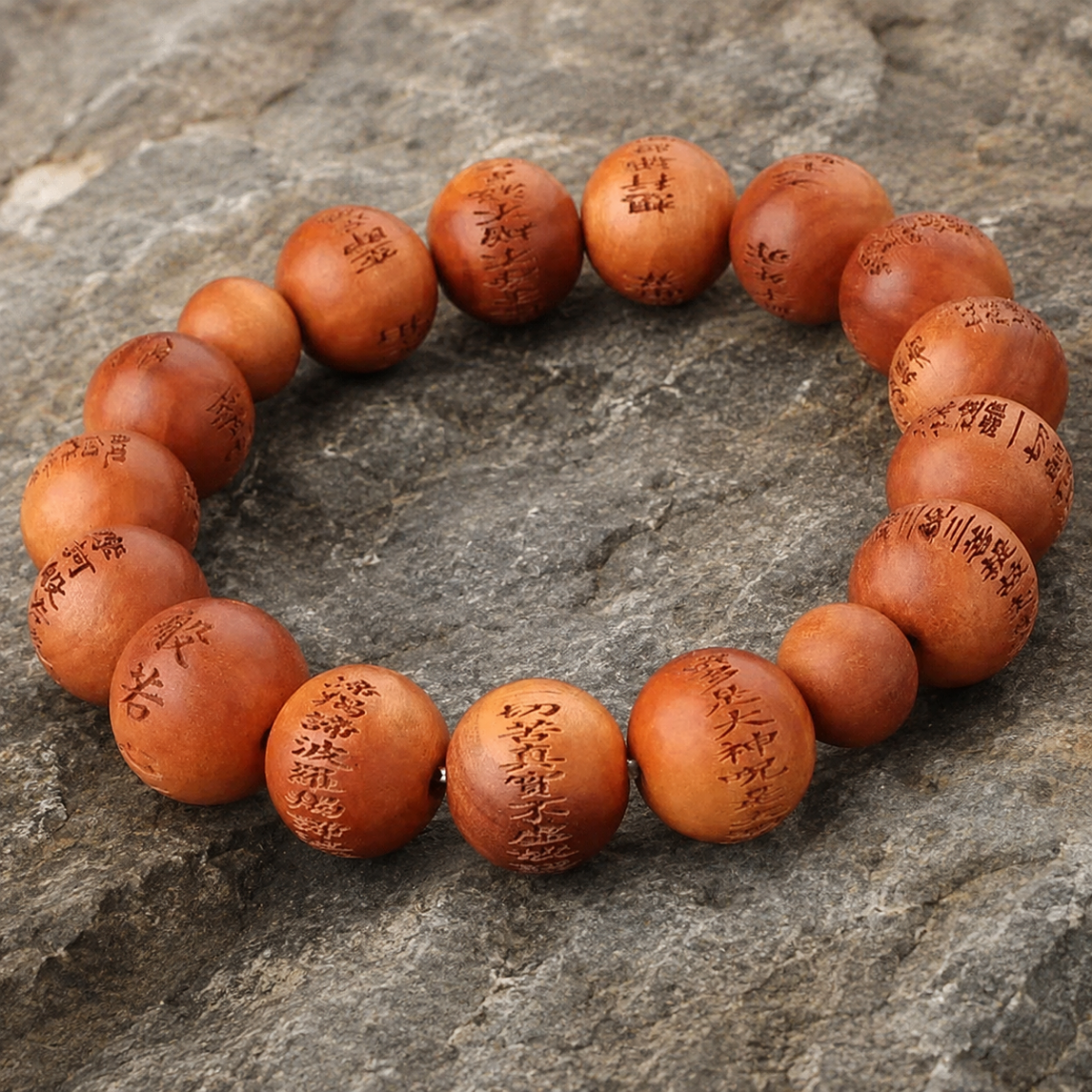 Juzu Beads Bracelet:Handcrafted Indian Mysore Sandalwood